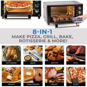 PowerXL Air Fryer Grill 8 in 1 Roast, Bake, Rotisserie, Electric Indoor P31L 9 PowerXL Air Fryer Grill 8 in 1 Roast Bake Rotisserie Electric Indoor P31L 4