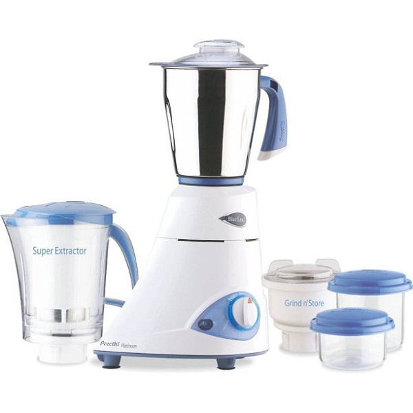 Preethi Blue Leaf Platinum Mixer Grinder, 110-Volts, 24 fl oz P9H 3 Preethi Blue Leaf Platinum Mixer Grinder, 110-Volts, 24 fl oz P9H