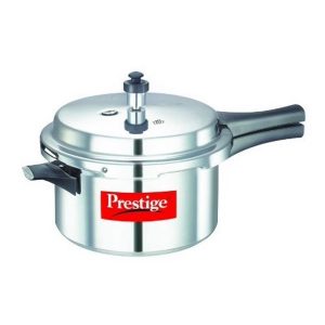 Prestige Popular Aluminium Pressure Cooker, 4 Liters P2L