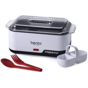 Presto 04634 Bento Electric Ramen Cooker, Compact, White P25T