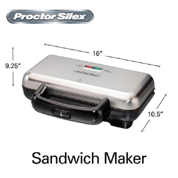 Proctor Silex Sandwich Maker P22F 3 Proctor Silex Sandwich Maker P22F