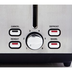 Professional Series 4 Slice Toaster Wide Slot Stainless Steel P15Y 3