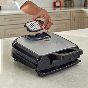 T fal GC252D50 Odorless Stainless Steel Electric Contact Grill T22E 2