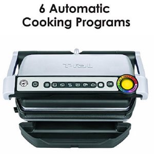 T fal GC702 OptiGrill Stainless Steel Indoor Electric Grill T22E 2