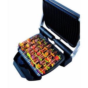 T fal GC702 OptiGrill Stainless Steel Indoor Electric Grill T22E 4