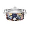 The Pioneer Woman Fiona Floral 6 Quart Portable Slow Cooker T25S 1