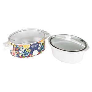 The Pioneer Woman Fiona Floral 6 Quart Portable Slow Cooker T25S 3