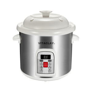 VitaClay Smart 6-In-1 Crock & Stock Pot - Stoneware (6.5 Qt) V25T