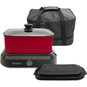 West Bend 87905R Large Capacity Non Stick Versatility Slow Cooker W25U 3