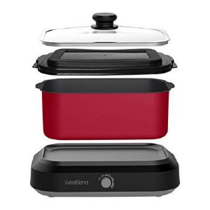 West Bend 87905R Versatility Slow Cooker Large Capacity W25Y