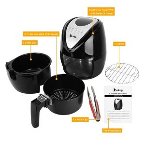 ZOKOP 2.85 Quart Large Digital Air Fryer w LCD Z31E
