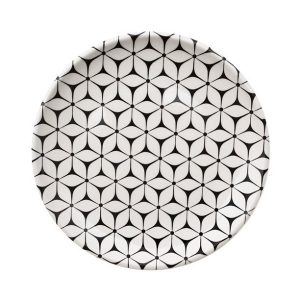 222 fifth pts america strata black 12 piece melamine dinnerware set 3