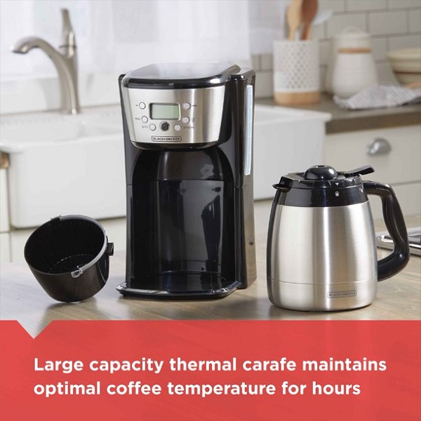 BLACK+DECKER 12-Cup* Thermal Programmable Coffeemaker B27T 5 BLACK+DECKER 12-Cup* Thermal Programmable Coffeemaker B27T - Image 3
