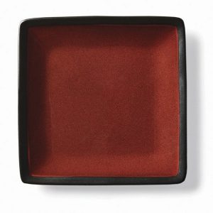 Better Homes Gardens Red Black Weston Dinnerware Set 16 Piece 4