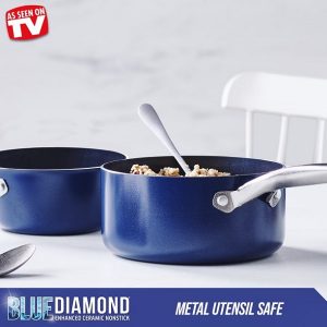 Blue Diamond 20 Piece Ceramic Nonstick Cookware Set B15I 4