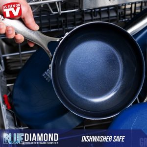 Blue Diamond 20 Piece Ceramic Nonstick Cookware Set B15I 5