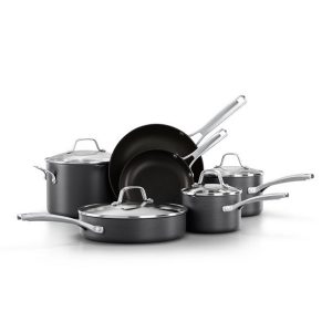 Calphalon Classic Hard-Anodized Nonstick Pots and Pans, 10-Piece C15U