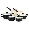 Cook N Home 02414 10 Piece Nonstick Ceramic Coating Cookware C17E 1