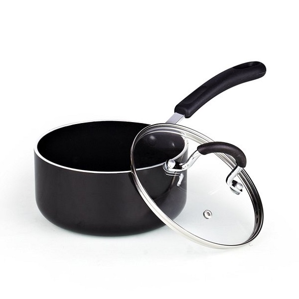 Cook N Home 8 Piece Nonstick Heavy Gauge Cookware Set, Black C16Y 5 Cook N Home 8 Piece Nonstick Heavy Gauge Cookware Set, Black C16Y - Image 3