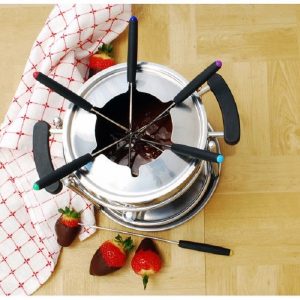 Cook Pro 11-Piece Stainless Steel Fondue Set C7N