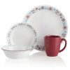 Corelle Classic Nordic Bloom 16 Piece Dinnerware Set 1