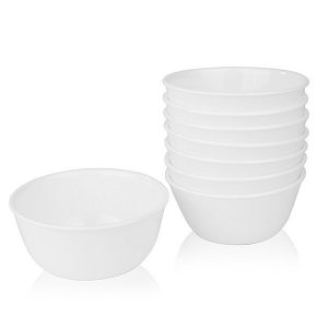 Corelle Livingware Winter Frost White 28 Ounce Soup Cereal Bowl Set of 8 2