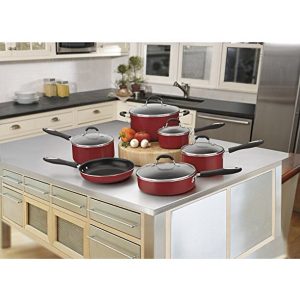 Cuisinart 55-11R Advantage Nonstick 11-Piece Cookware Set, Red C16K 5 Cuisinart 55 11R Advantage Nonstick 11 Piece Cookware Set Red C16K 2