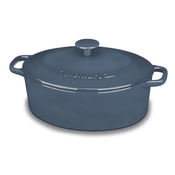 Cuisinart Chef'S Classic Enameled Cast Iron 5.5 Qt. Oval Covered C16E 3 Cuisinart Chef'S Classic Enameled Cast Iron 5.5 Qt. Oval Covered C16E