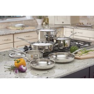 Cuisinart Chefs Classic Stainless Steel 11 Piece Cookware C15T 2