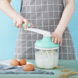 EBTOOLS Stable Hand Egg Blender Durable Manual Egg Mixer E10R 2