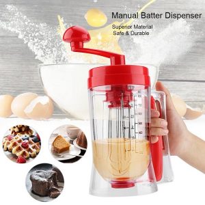 EOTVIA Hand held Manual Pancake Cupcake Batter Mixer Dispenser E10W 4