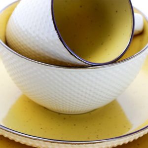Elama Mellow Yellow 16 Piece Dinnerware Set 3