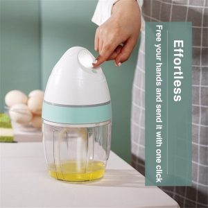 Electric Whisk Beater Portable Hand Mixer Egg Beater with Snap On E10U 4