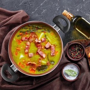 FGY 10 Piece Nonstick Copper Cookware Set Pots and Pans F15S 4