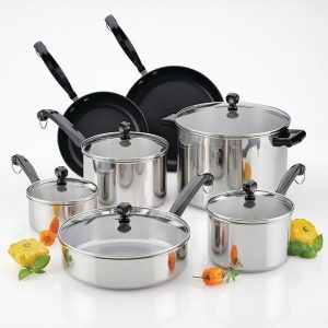Farberware Classic Series II Stainless Steel 12 Pieces Cookware F15S 2