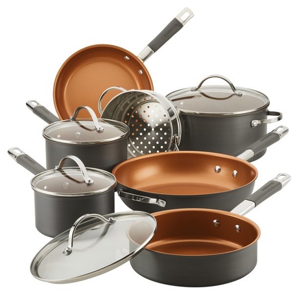 Farberware Glide Pro Hard Anodized Ceramic Nonstick Cookware F16E 3 Farberware Glide Pro Hard Anodized Ceramic Nonstick Cookware F16E