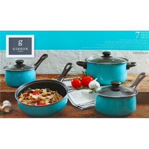 Gibson Casselman Carbon Steel 7 Piece Cookware Set G15T 2