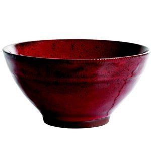 Gibson Elite 18 Piece Reactive Glaze Terracotta Dinnerware Set Red 4