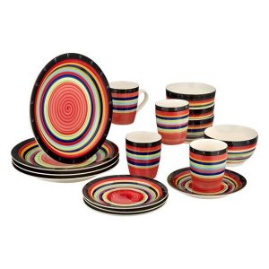 Gibson Home Casa Stella Dinnerware Set 16.0 PIECES 2