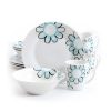 Gibson Home Lush Blossom 12pc Dinnerware Set