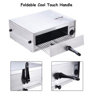 Goplus Kitchen Commercial Pizza Stainless Steel Counter Top Snack G7R 4