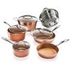Gotham Steel Hammered Collection Pots and Pans Set G15L 1