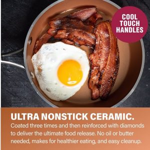 Gotham Steel Hammered Collection Pots and Pans Set G15L 3