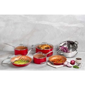 Gotham Steel Pots and Pans Set 10 Pieces Complete Cookware G15A 4