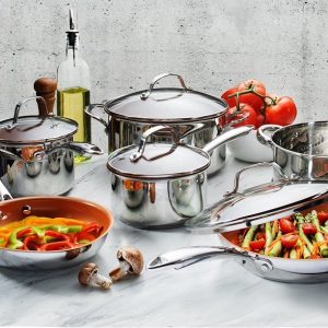 Gotham Steel Premium Tri Ply Stainless Steel Pots and Pans G16Y 3