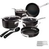 Gotham Steel Stackmaster Pots and Pans Set 10 Piece Cookware G16C 1