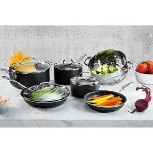 Granite Stone Pots and Pans Set 10 Piece Nonstick Cookware G15W 2
