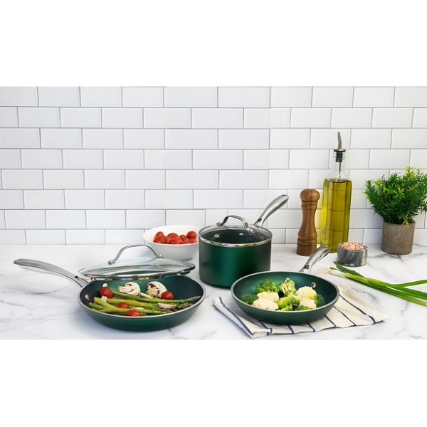 Granitestone Emerald Collection 5 Piece Cookware Set, Ultra Non-Stick G16U 6 Granitestone Emerald Collection 5 Piece Cookware Set, Ultra Non-Stick G16U - Image 4
