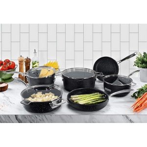 Granitestone Stackmaster Nonstick Pots and Pans Set 10 Piece G17B 2