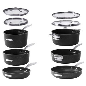 Granitestone Stackmaster Nonstick Pots and Pans Set 10 Piece G17L 2